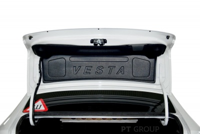 Внутренняя облицовка крышки багажника с логотипом (ABS) LADA VESTA с 2015 на автомобиль от Интернет-Магазина Autoboks.kz