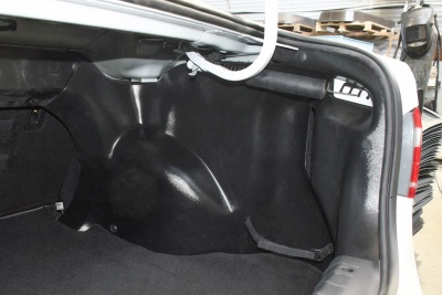 Накладки на арки багажника (2 шт) (ABS) с РЕМНЕМ LADA Vesta 2015- на автомобиль от Интернет-Магазина Autoboks.kz