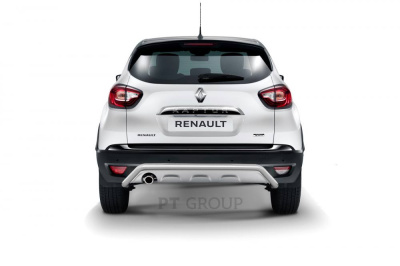 Защита заднего бампера "Волна" O51 мм (НПС) на Renault KAPTUR с 2016