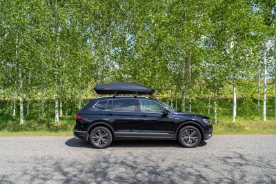 Автобокс Kamei Fosco 540  черный матовый двустороннее от интернет-магазина AUTOBOKS.kz. 