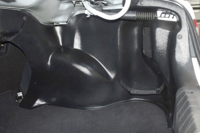 Накладки на арки багажника (2 шт) (ABS) с РЕМНЕМ LADA Vesta 2015- на автомобиль от Интернет-Магазина Autoboks.kz