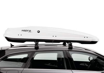 Автобокс Hapro Zenith 8.6 (440 л) белый глянцевый двустороннее от интернет-магазина AUTOBOKS.kz. 