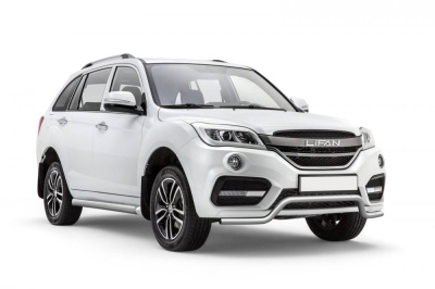 Защита переднего бампера O51 мм «Волна» (НПС - нерж.) LIFAN X60 с 2017
