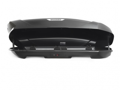 Автобокс Broomer Venture L (430 л.) АБС, текстурный черный пластик от интернет-магазина AUTOBOKS.kz. 